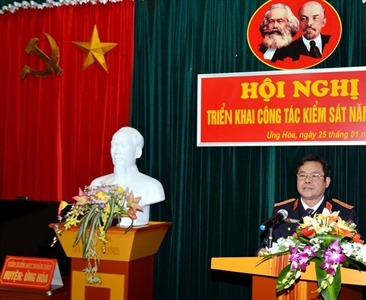 Viện kiểm sát nhân dân huyện Ứng Hòa tổ chức Hội nghị triển khai nhiệm vụ...